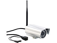 7links Outdoor IP-Kamera "IPC-755VGA" mit QR-Connect/WLAN (refurbished); WLAN-Repeater 