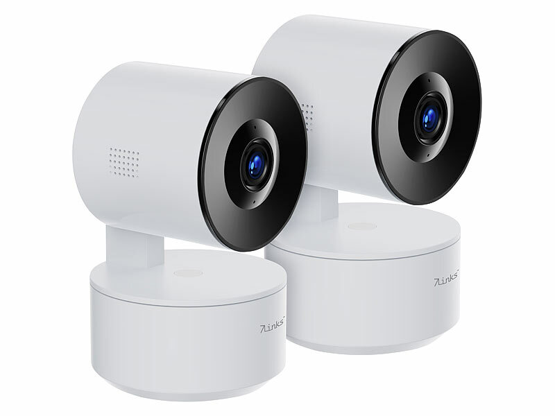 ; WLAN-Pan-Tilt-Überwachungskamera mit 2K, Tracking und Personenerkennung WLAN-Pan-Tilt-Überwachungskamera mit 2K, Tracking und Personenerkennung 