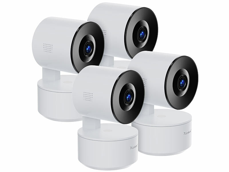 ; WLAN-Pan-Tilt-Überwachungskamera mit 2K, Tracking und Personenerkennung WLAN-Pan-Tilt-Überwachungskamera mit 2K, Tracking und Personenerkennung 