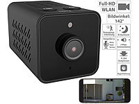 7links Mini-IP-Überwachungskamera Full HD, WLAN, Nachtsicht, 8 Std. Akku, App