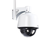 7links Dome-IP-Kamera IPC-400.HD für Outdoor, IR-Nachtsicht, 720p, IP66; Hochauflösende Pan-Tilt-WLAN-Überwachungskameras mit Solarpanel Hochauflösende Pan-Tilt-WLAN-Überwachungskameras mit Solarpanel 