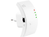 7links WLAN-Repeater WLR-300.wps mit AccessPoint, WPS und 300 Mbit/s; Dualband-WLAN-Repeater Dualband-WLAN-Repeater 