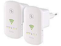 7links 2er-Set Dualband-WLAN-Repeater, Access Point & Router, WPS-Taste; WLAN-Repeater 