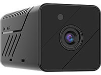 7links Micro-IP-Kamera mit Full HD, Nachtsicht, 2.400-mAh-Akku, WLAN & App; WLAN-IP-Überwachungskameras mit Objekt-Tracking & App 