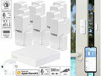 7links HomeKit-Set: ZigBee-Gateway + 10x Tür-/Fenstersensor, Sprachsteuerung