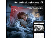 ; HD-Micro-IP-Überwachungskameras mit Nachtsicht und App