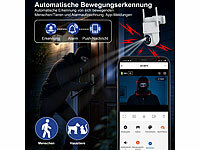 ; 4G/LTE-Akku-Außenkamera mit eSIM, 2K-Auflösung, Pan-Tilt-Funktion & Solarpanel 4G/LTE-Akku-Außenkamera mit eSIM, 2K-Auflösung, Pan-Tilt-Funktion & Solarpanel 4G/LTE-Akku-Außenkamera mit eSIM, 2K-Auflösung, Pan-Tilt-Funktion & Solarpanel 