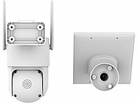 ; 4G/LTE-Akku-Außenkamera mit eSIM, 2K-Auflösung, Pan-Tilt-Funktion & Solarpanel 4G/LTE-Akku-Außenkamera mit eSIM, 2K-Auflösung, Pan-Tilt-Funktion & Solarpanel 4G/LTE-Akku-Außenkamera mit eSIM, 2K-Auflösung, Pan-Tilt-Funktion & Solarpanel 