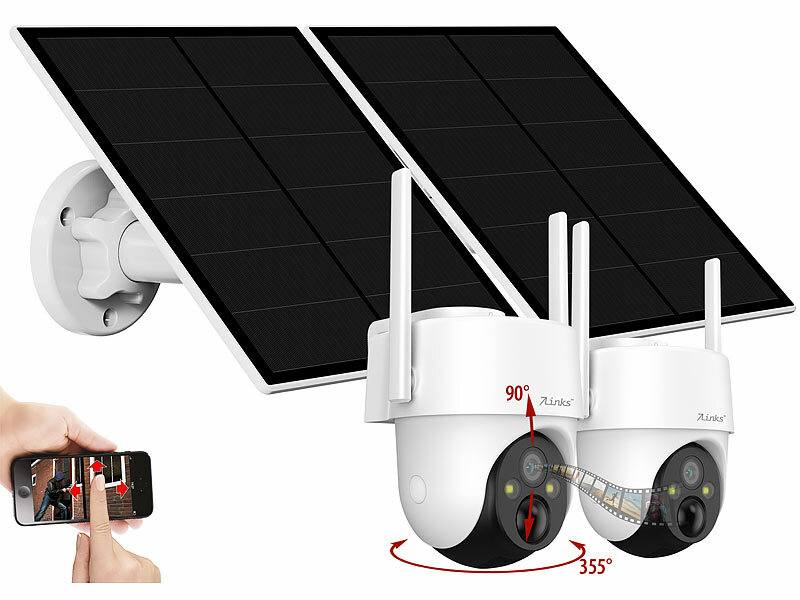 ; Hochauflösende Pan-Tilt-WLAN-Überwachungskameras mit Solarpanel Hochauflösende Pan-Tilt-WLAN-Überwachungskameras mit Solarpanel Hochauflösende Pan-Tilt-WLAN-Überwachungskameras mit Solarpanel 