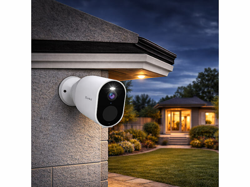 ; Outdoor-WLAN-IP-Überwachungskamera mit 2K, Farb-Nachtsicht, Dualband-WLAN Outdoor-WLAN-IP-Überwachungskamera mit 2K, Farb-Nachtsicht, Dualband-WLAN Outdoor-WLAN-IP-Überwachungskamera mit 2K, Farb-Nachtsicht, Dualband-WLAN 